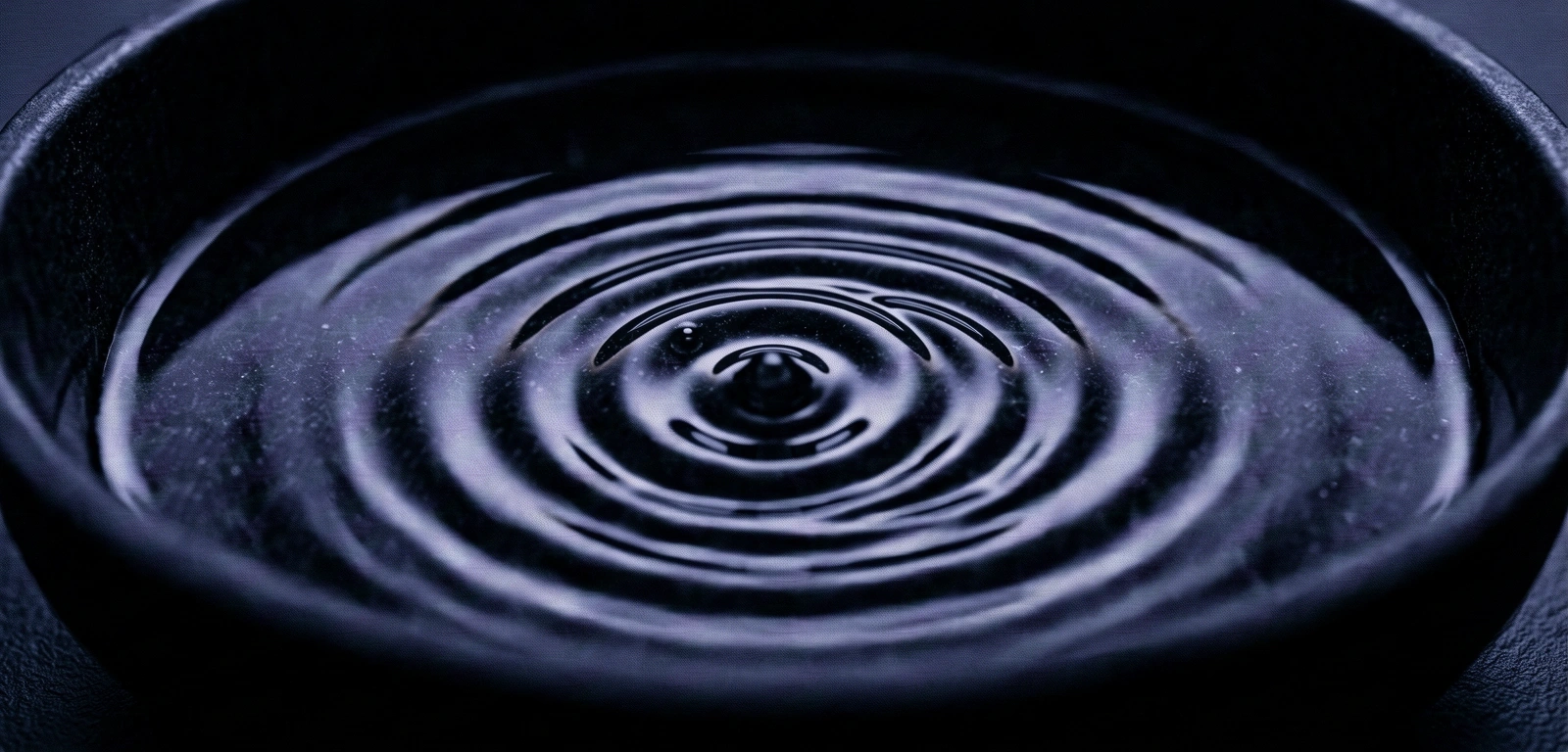 Beruhigende Wasserbewegung