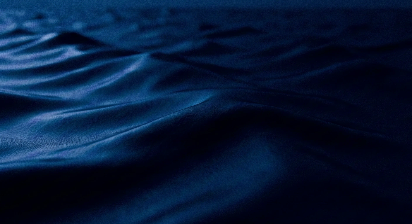 Ruhige Wasseroberfläche bei Nacht